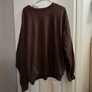 brown brandy melville crewneck
